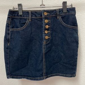 Forever 21 Jean Mini Skirt